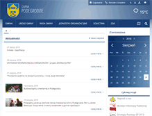 Tablet Screenshot of podegrodzie.pl